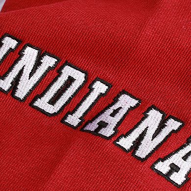 Youth Stadium Athletic Crimson Indiana Hoosiers Big Logo Pullover Hoodie