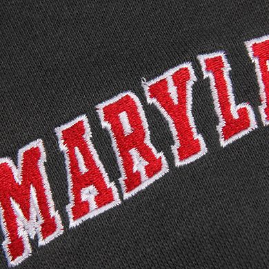 Youth Stadium Athletic Charcoal Maryland Terrapins Big Logo Pullover Hoodie