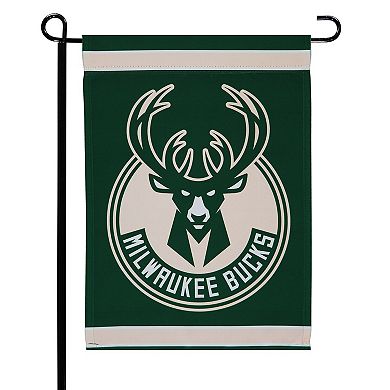 WinCraft Milwaukee Bucks 12" x 18" Double-Sided Garden Flag