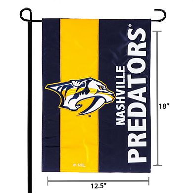 Nashville Predators 12.5" x 18" Embellish Garden Flag