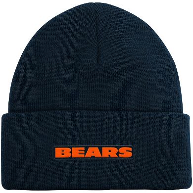 Youth Navy Chicago Bears Basic Cuffed Knit Hat