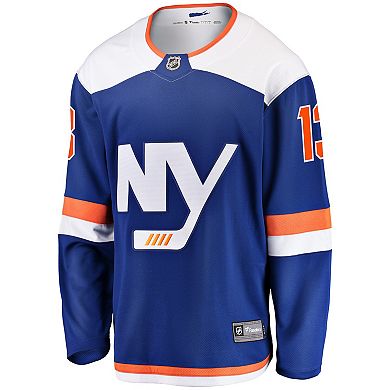 Men's Fanatics Branded Mathew Barzal Blue New York Islanders Alternate Breakaway Jersey