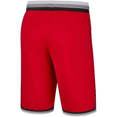 Men's Nike Scarlet Ohio State Buckeyes Retro Replica Basketball Shorts