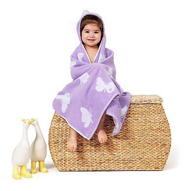 Linum Home Textiles Kids Turkish Aegean Cotton Hooded Easy Bath & Beach Wrap