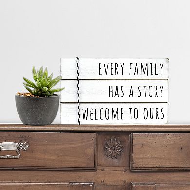 Belle Maison Every Family Has A Story 5x3 Art Box
