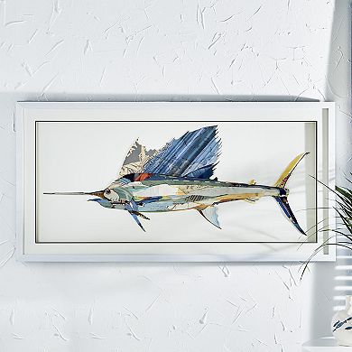 Swordfish Collage Wall Art