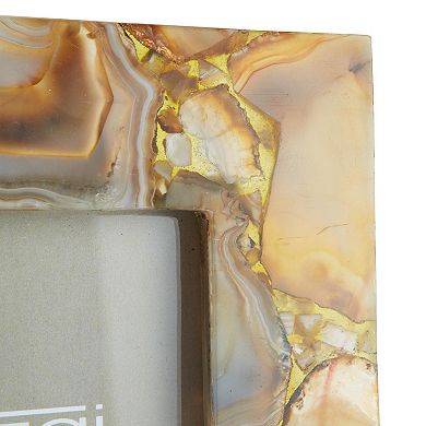 Amber Agate Photo Frame 2-Piece Set