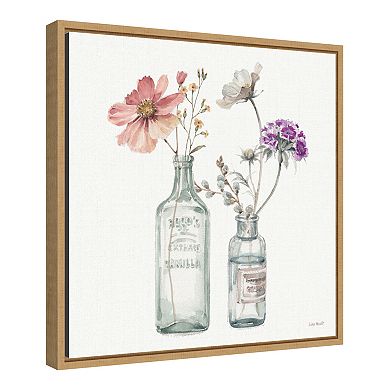 Amanti Art 'A Country Weekend X v2 with Purple' Framed Canvas Wall Art