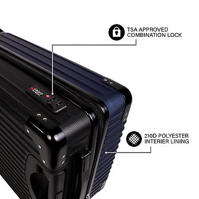 Kansas Jayhawks Premium Hardside Carry-On Spinner Luggage