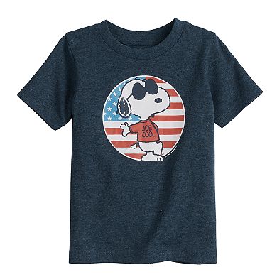 Family Fun Baby Peanuts Snoopy Patriotic Joe Cool Graphic Tee