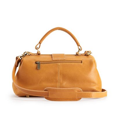 Leather Hillary Classic Satchel, Handbags