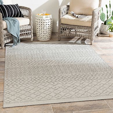 Decor 140 Raffa Geometric Taupe Area Rug