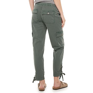 Women's Sonoma Goods For Life® Elastic-Waist Twill Capris