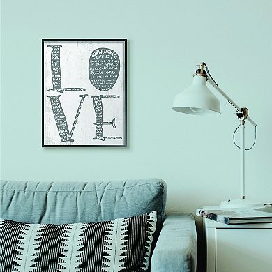 Stupell Home Decor Love Kids Framed Wall Art