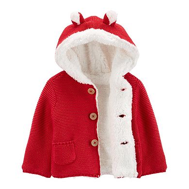 Baby Carter's Sherpa Hooded Cardigan