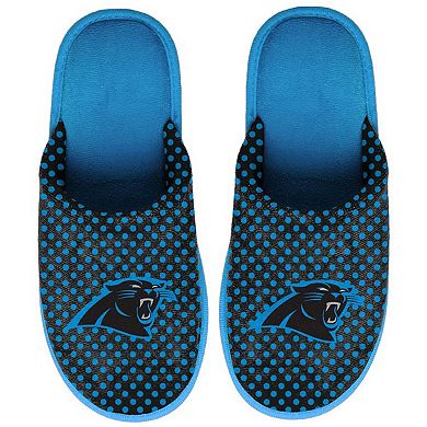 Women's FOCO Carolina Panthers Big Logo Scuff Slippers