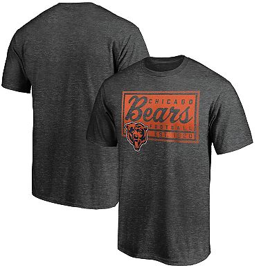 Men's Majestic Heathered Charcoal Chicago Bears Showtime Plaque T-Shirt