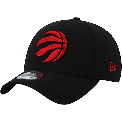 Men's New Era Black Toronto Raptors Team Classic 39THIRTY Flex Hat