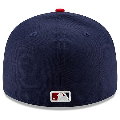 Men's New Era White/Navy Washington Nationals Alternate 2020 Authentic Collection On-Field Low Profile Fitted Hat