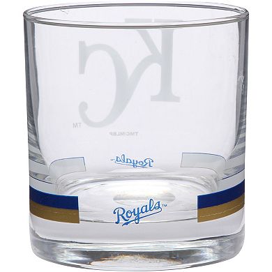 Kansas City Royals Banded Rocks Glass