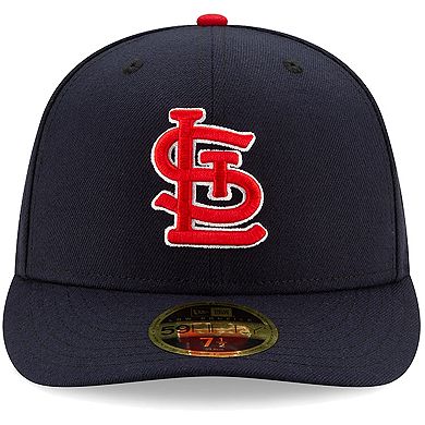 Men's New Era St. Louis Cardinals Navy Alternate 2020 Authentic Collection On-Field Low Profile 59FIFTY Fitted Hat