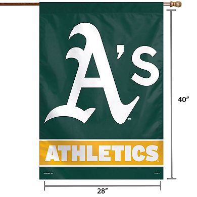 WinCraft Oakland Athletics 28" x 40" Wordmark House Flag