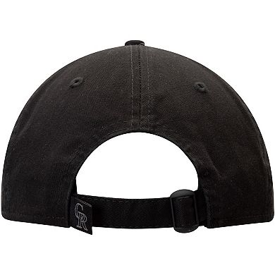 Men's New Era Black Colorado Rockies Team Tonal Core Classic 9TWENTY Adjustable Hat