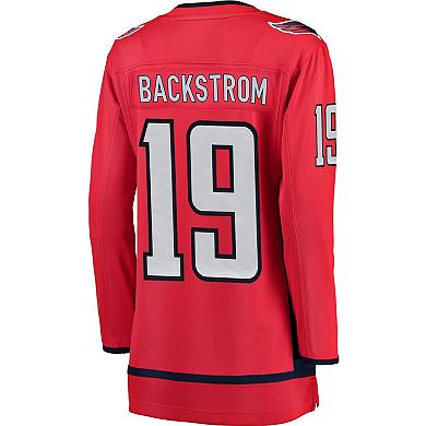 Women's Fanatics Branded Nicklas Backstrom Red Home Breakaway Player Jersey