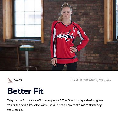 Women's Fanatics Branded Nicklas Backstrom Red Home Breakaway Player Jersey