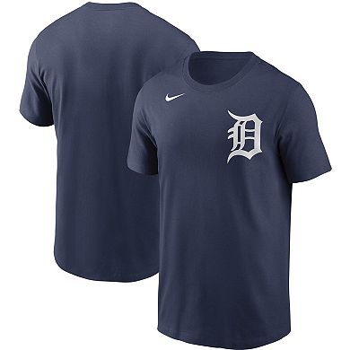 Men's Nike Navy Detroit Tigers Team Wordmark T-Shirt
