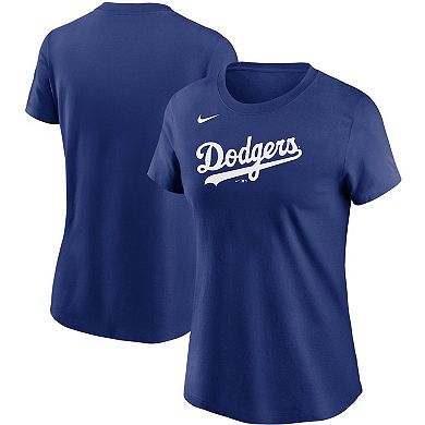 Women's Nike Royal Los Angeles Dodgers Wordmark T-Shirt
