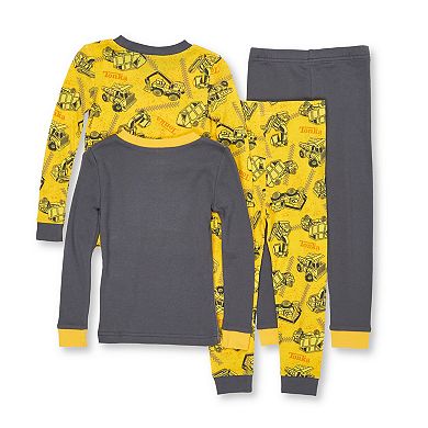 Toddler Boy 4 Piece Tonka Pajama Set