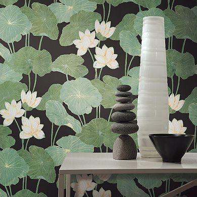 RoomMates Lily Pad Peel & Stick Wallpaper