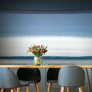 RoomMates Watercolor Horizon Peel & Stick Wallpaper Mural