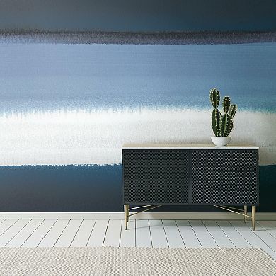 RoomMates Watercolor Horizon Peel & Stick Wallpaper Mural