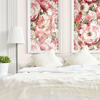 RoomMates Watercolor Floral Peel & Stick Wallpaper