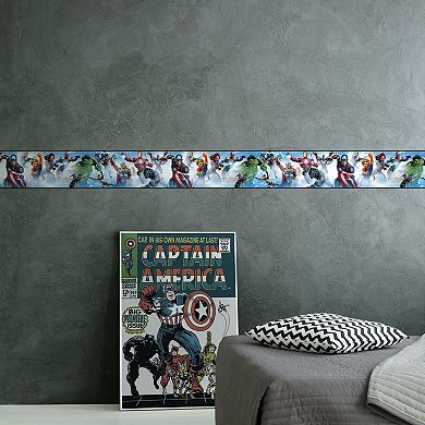 RoomMates Marvel Avengers Peel & Stick Wallpaper Border