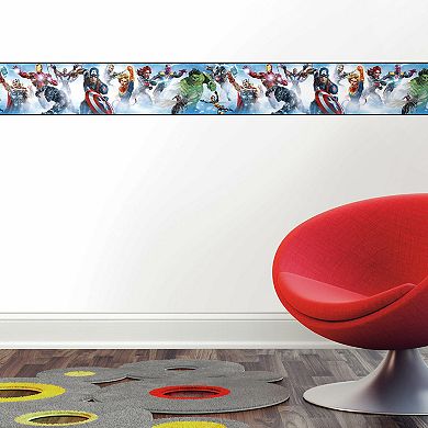 RoomMates Marvel Avengers Peel & Stick Wallpaper Border