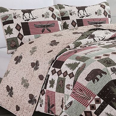 Madelinen® Wilder Lodge Quilt and Sham Set