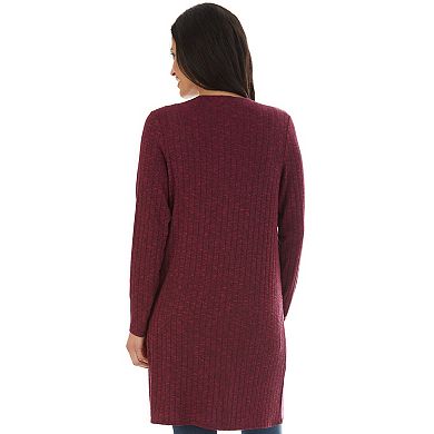 Women's Apt. 9® Rib Knit Long Sleeve Coatigan