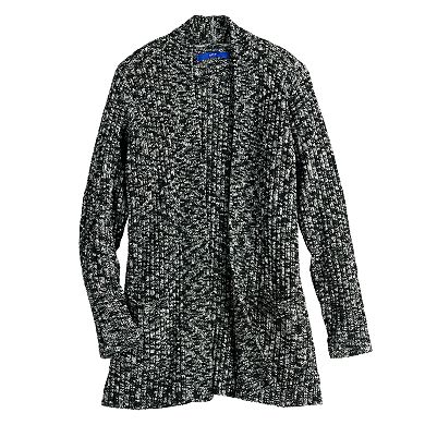 Women's Apt. 9® Space-Dyed Chenille Cardigan