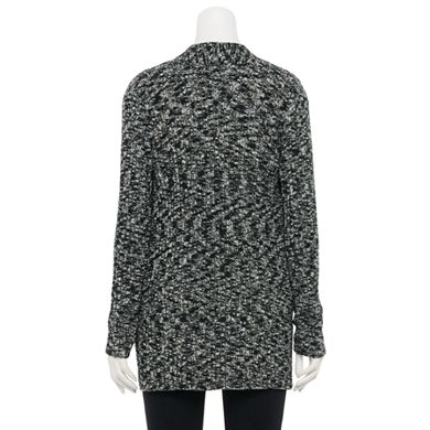 Women's Apt. 9® Space-Dyed Chenille Cardigan