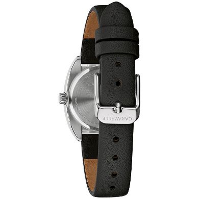 Caravelle by Bulova Women's Black Leather Strap Watch - 43L220