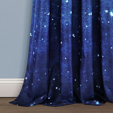 Lush Decor 2-pack Space Star Ombre Window Curtain Set