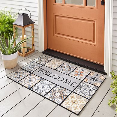 Mohawk® Doorscapes Estate Welcome Patina Tiles Mat