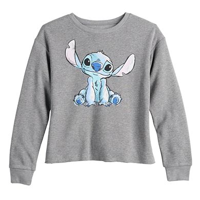 Juniors' Disney's Lilo & Stitch Sweatshirt