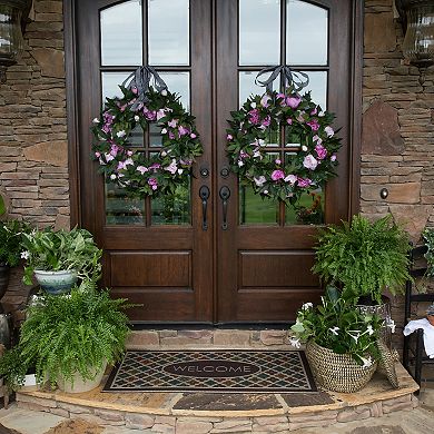 Mohawk® Home Ornamental Flowery Tiles Entry Mat