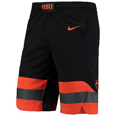 Men's Nike Black Oregon State Beavers Team Logo Replica Basketball Shorts