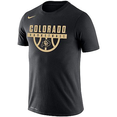 Men's Nike Black Colorado Buffaloes Basketball Drop Legend Performance T-Shirt