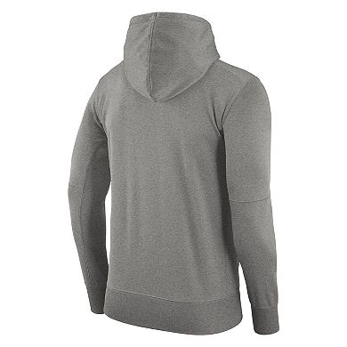 Men's Nike Gray Michigan State Spartans Basketball Drop Circuit Performance Pullover Hoodie